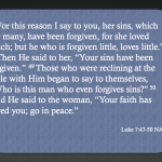 Luke 7:47-50
